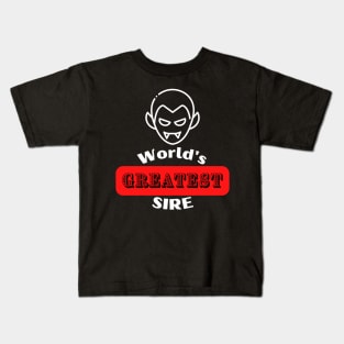 World's Greatest Sire Kids T-Shirt